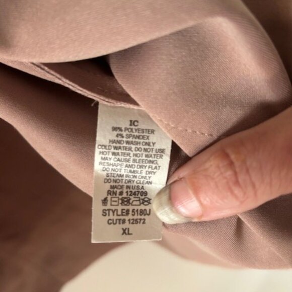 IC Connie K Open Front Cardigan XL Cape Faux Suede Beige Button Pocket Neutral - Picture 7 of 9